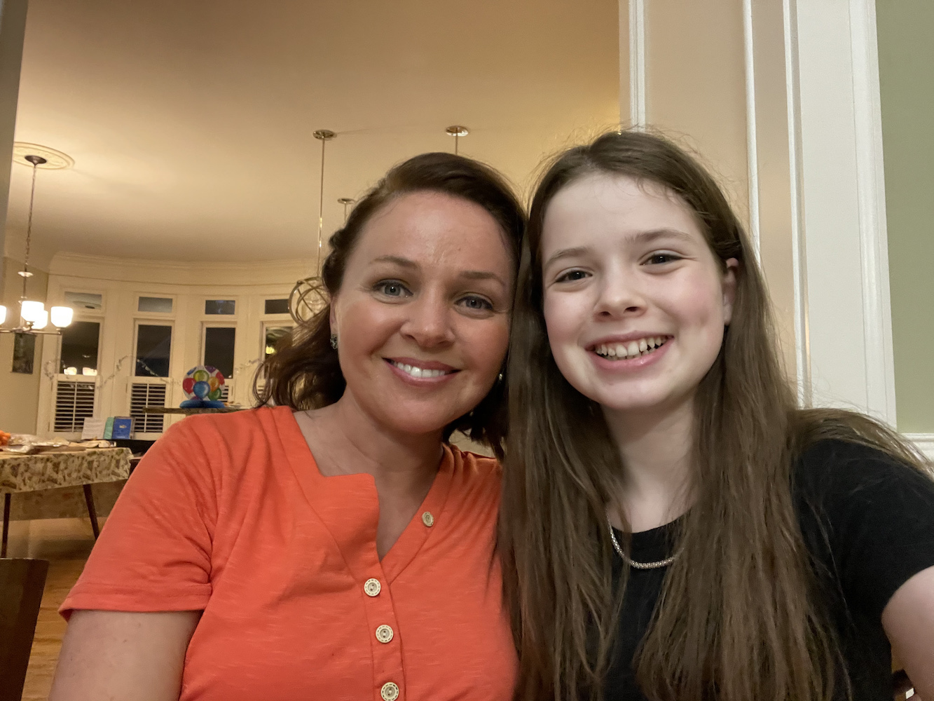 The author and her daughter.