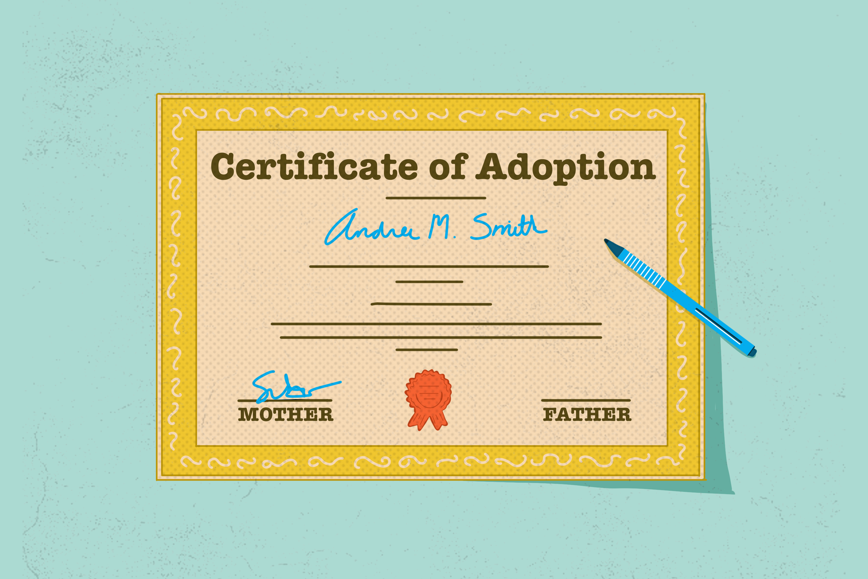 adoption certificate