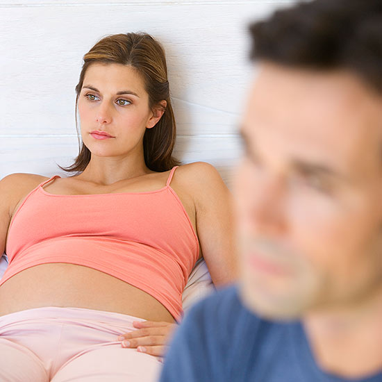 Worried Pregnant Woman