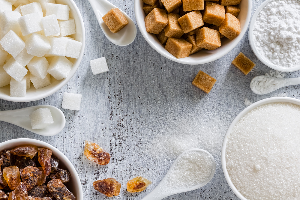 Bowls of Sugar and Cubes