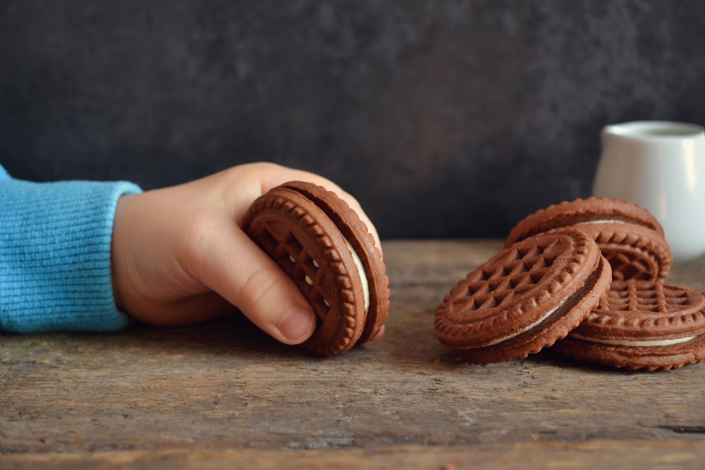 Boy Holding Cookies