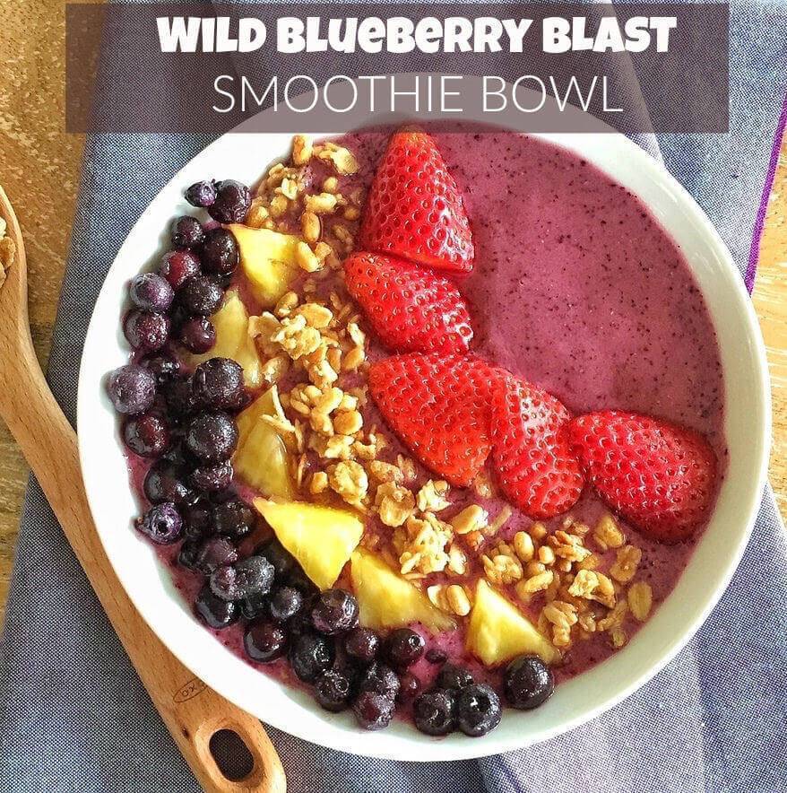 Wild Blueberry Blast Smoothie Bowl