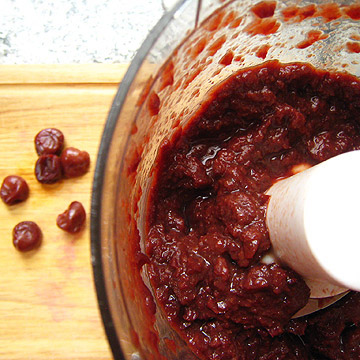 puree cherries