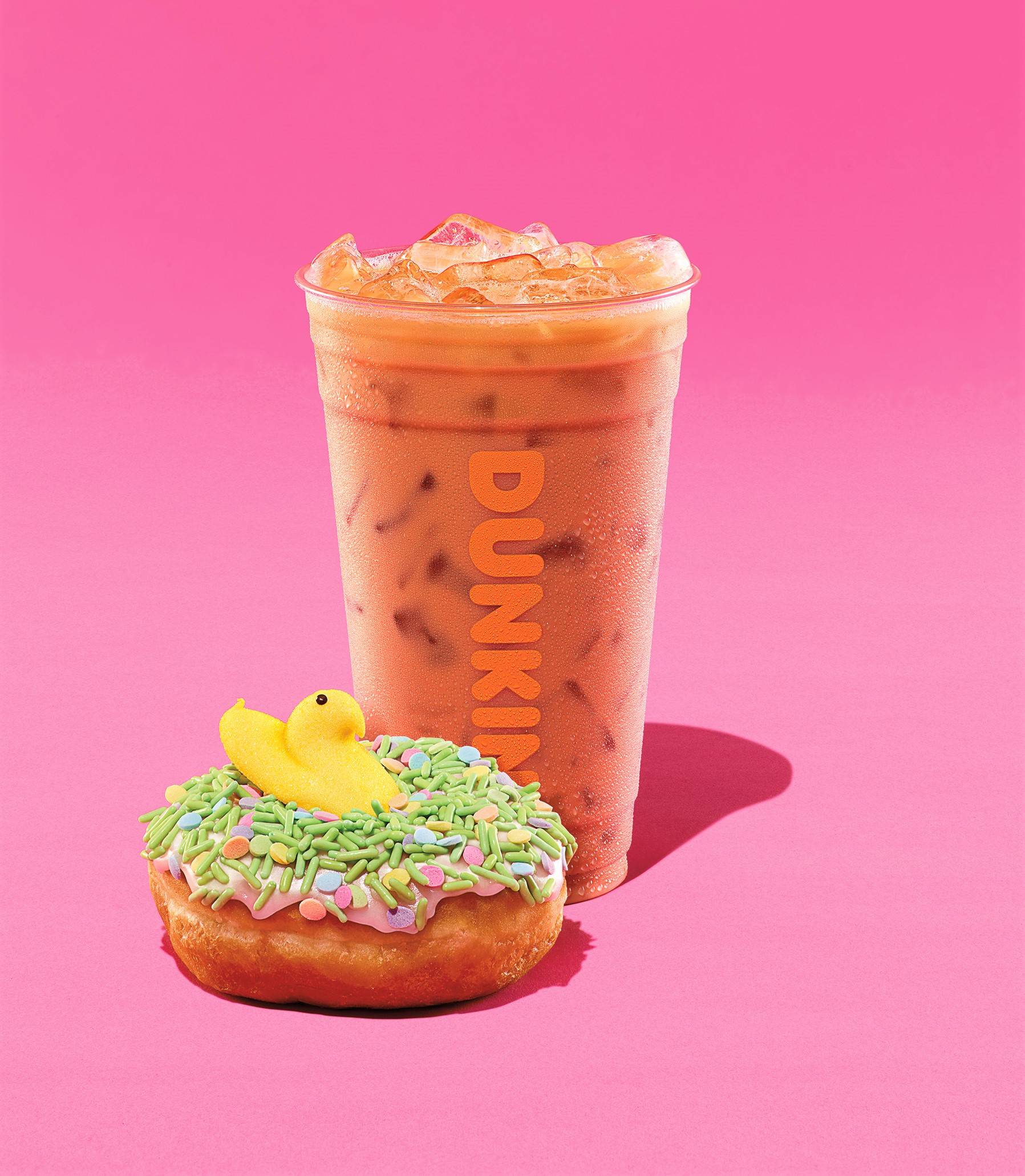 Dunkin Donuts Peeps Special Doughnuts and Coffee