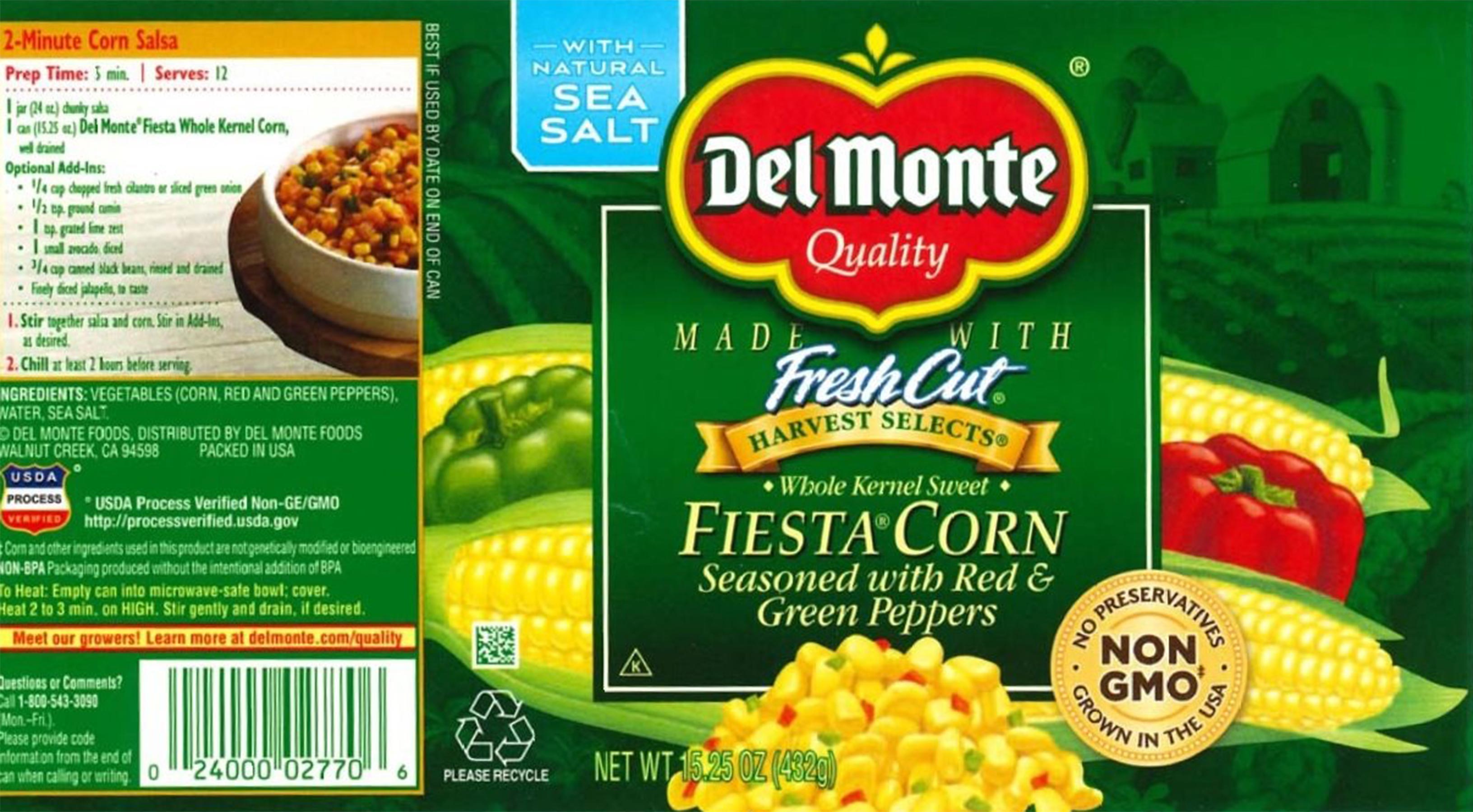 Del Monte Corn Fiesta Red and Green Peppers