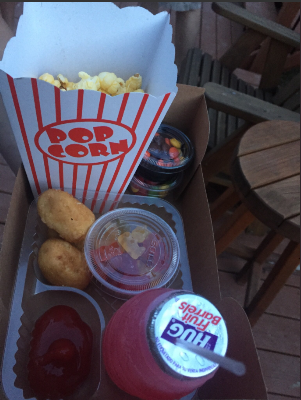 drive-in movie theater snacks