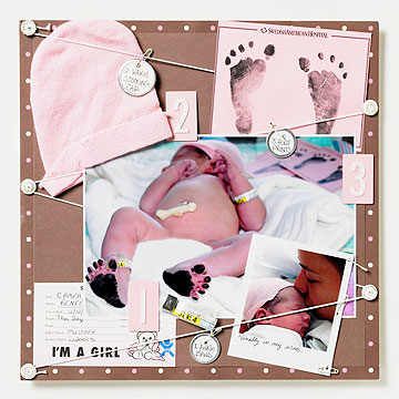 Baby scrapbook